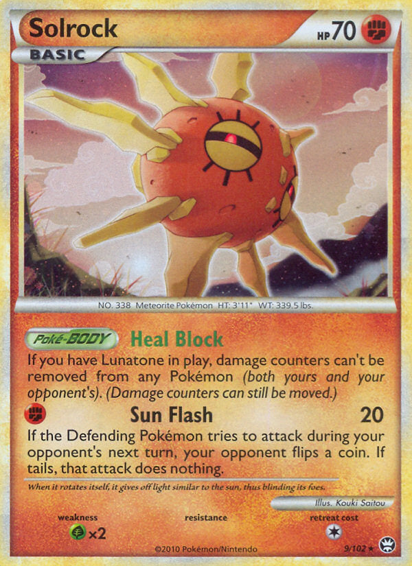 Triumphant Holo Solrock #9/102